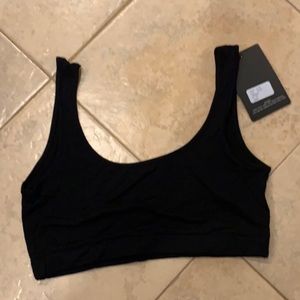 Cute black crop top